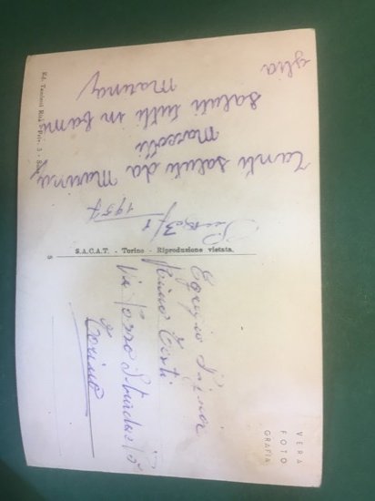 Cartolina Madonna Del Rocciamelone - 1957