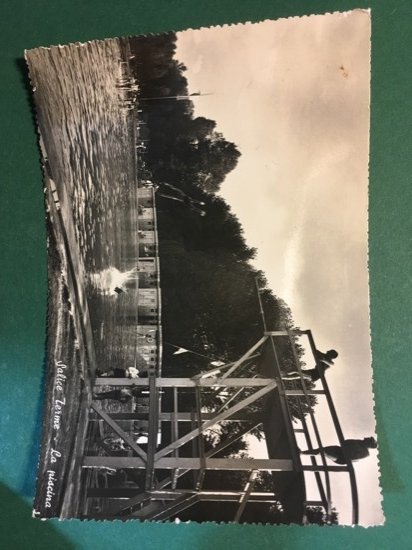 Cartolina Salice Terme - La Piscina - 1954