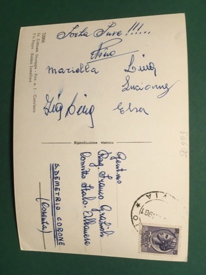 Cartolina Robbio Lomellina - Castello Boschi - 1961