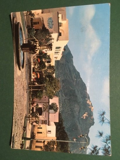 Cartolina Lacco Ameno - Piazza S.Restituta e Hotel "La Reginella" …