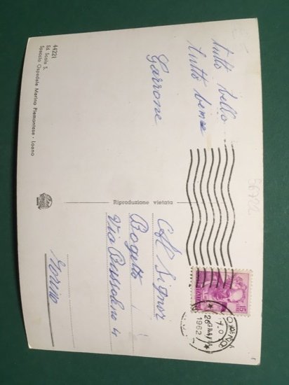 Cartolina Riviera Delle Palme - Loano - Ospedale Marino Piemontese …