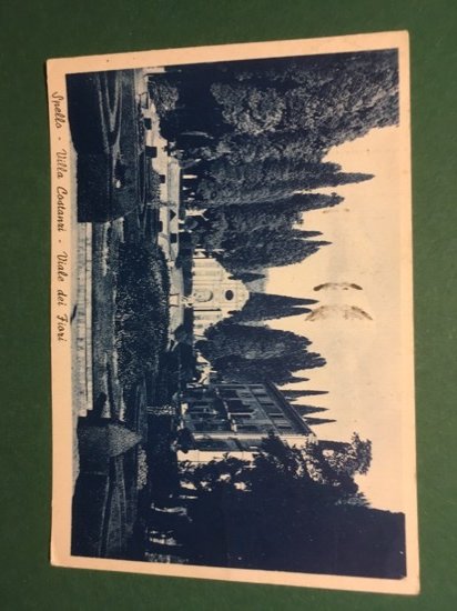 Cartolina Spello - Villa Castanzi - Viale Dei Fiori - …