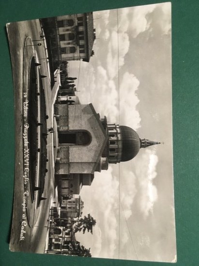 Cartolina Udine - Piazzale XXVI Luglio - Tempio Ai Caduti …