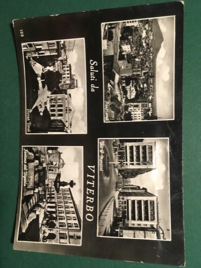 Cartolina Saluti Da Viterbo - Panorama - 1956
