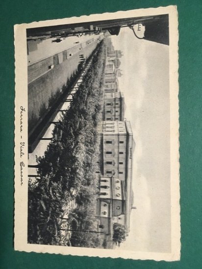 Cartolina Ferrara - Viale Cavour - 1941
