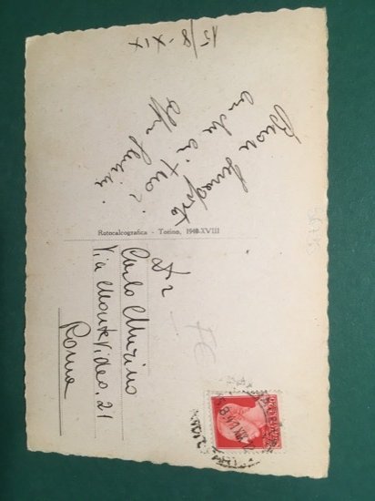 Cartolina Ferrara - Viale Cavour - 1941