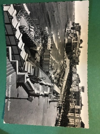 Cartolina Nettuno - Passeggiata E Spiaggia - 1958