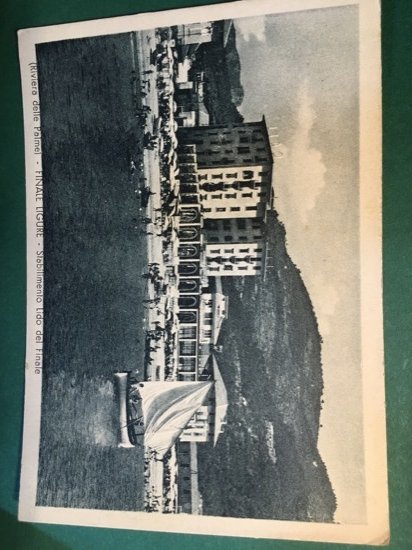 Cartolina Riviera Delle Palme - Finale Ligure - Stabilimento Lido …