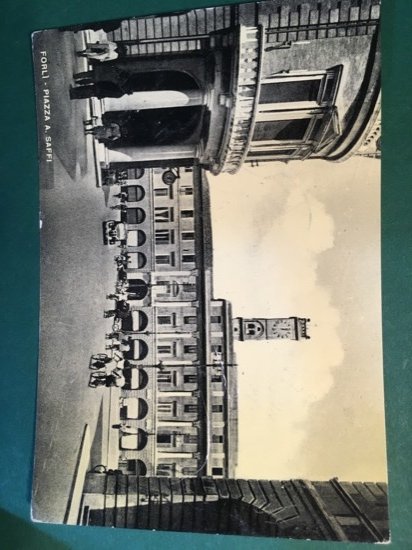 Cartolina Forlì - Piazza A. Staffi - 1952