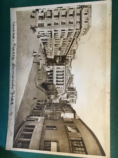 Cartolina Savona - Piazza Armando Diaz - 1940