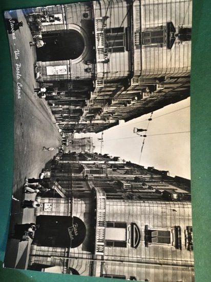 Cartolina Savona - Via Paolo Cappa - 1954