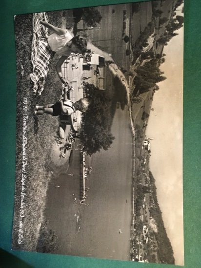 Cartolina Lago Di Serraia - Con Il Lido - 1954