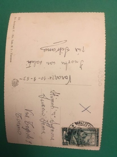 Cartolina Varazze Di Notte - Kursaal Margherita - 1953