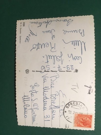 Cartolina Saluti Da Spresiano - 1956