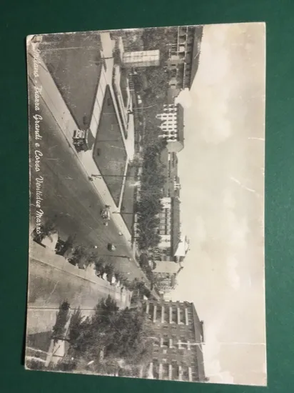 Cartolina Milano - Piazza Grandi e Corso Ventidue Marzo - …