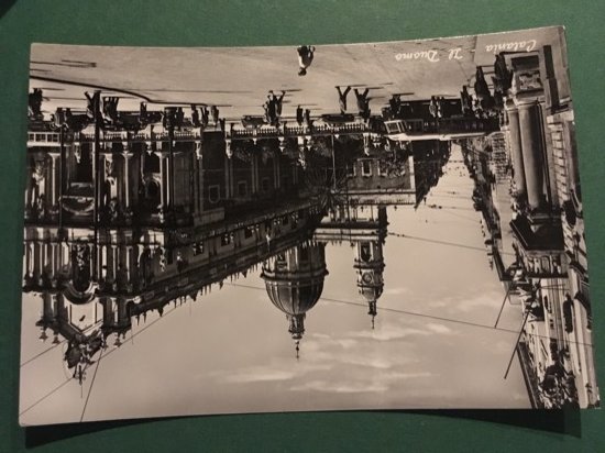 Cartolina Catania - Il Duomo - 1955