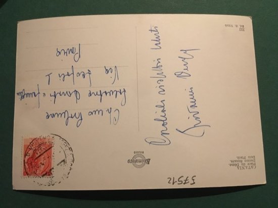 Cartolina Catania - Il Duomo - 1955