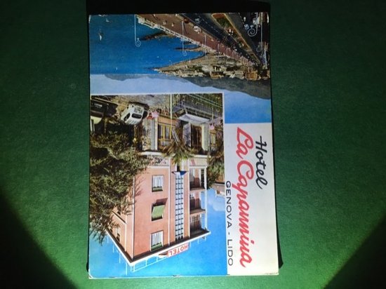 Cartolina Hotel La Capannina - Genova - Lido - Pensione …