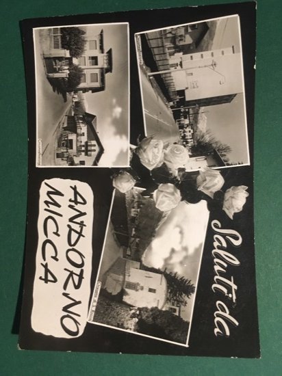 Cartolina Saluti Da Andorno Micca - 1969