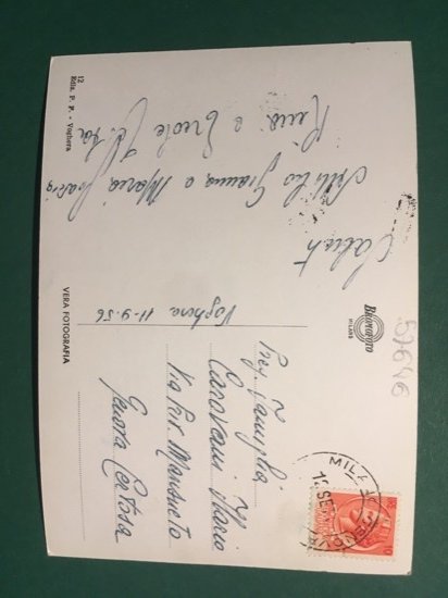 Cartolina Voghera - Giardini E Stazione - 1956