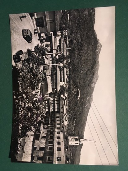 Cartolina Casale Conte Cerro - Piazza Barbero - 1955 ca.