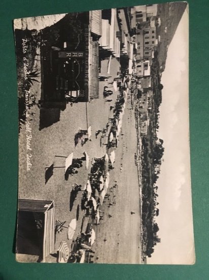 Cartolina Porto D'ischia - Panorama Dall'hotel Ischia - 1954