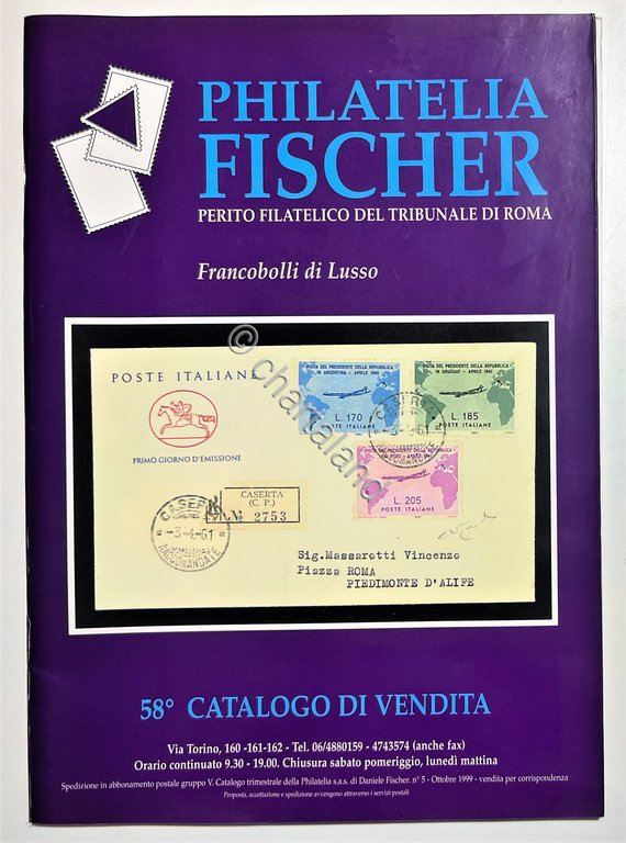 58^ Catalogo di Vendita - Philatelia Fischer: Francobolli di Lusso … | Immagine Gallery 2
