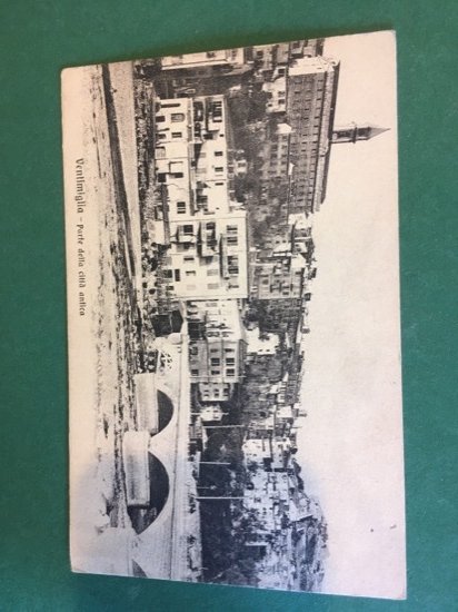 Cartolina Ventimiglia - Parte Della Città Antica - 1917 ca.