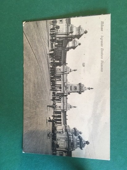 Cartolina Milano - Ingresso Cimitero Musocco - 1920 ca.