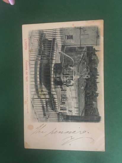 Cartoline Loreto - Fontana Dei Galli - 1901