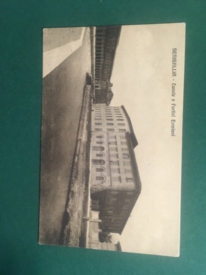 Cartolina Senigallia - Canale E Portici Ercolani - 1920 ca.