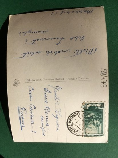 Cartolina Malosco - Val Di Non - Panorama Verso Il …