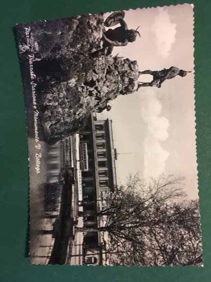 Cartolina Parma - Piazzale Satzione E Monumento C.Bottego - 1950