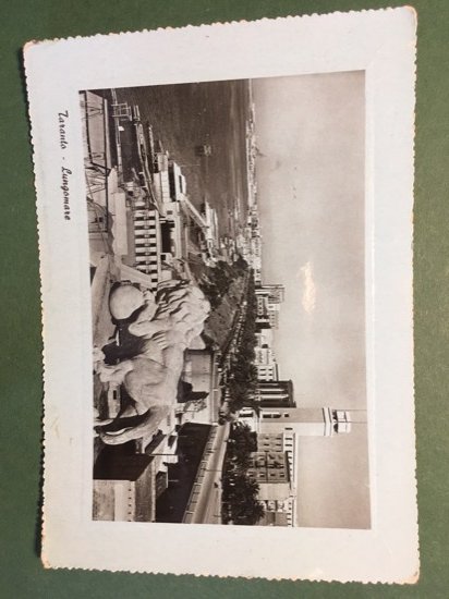 Cartolina Taranto - Lungomare - 1950