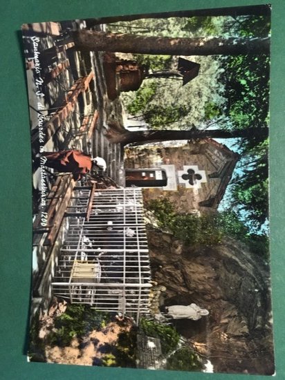 Cartolina Santuario N.S. Di Loudes In Martassina m.1200 - 1958