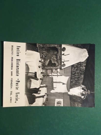 Cartolina Antico Ristorante - Poste Vecie - Rialto - Pescheria …