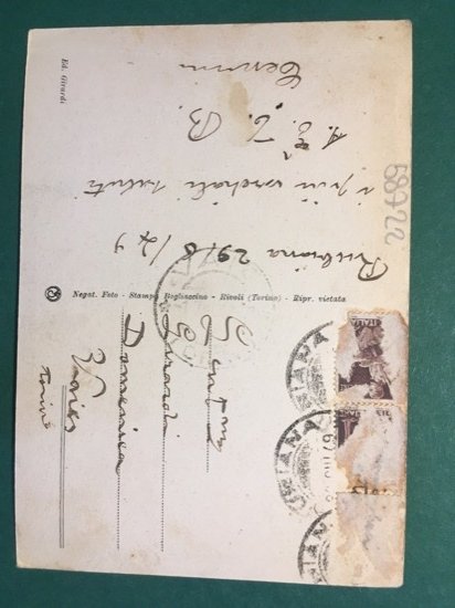 Cartolina Rubiana - Colle Del Lus - m.1350 - 1949