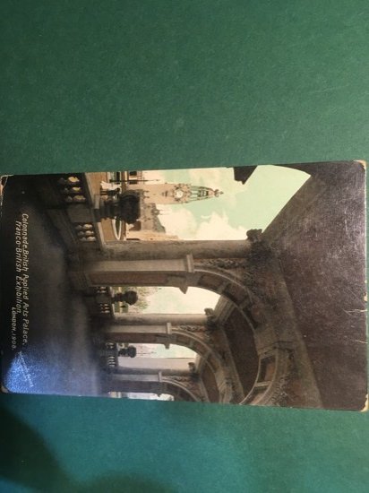 Cartoline Colonnade British Appllied Artis Palace - FB Exibition - …