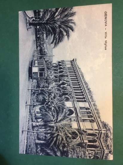 Cartoline Genova - Via Mylius - 1920 ca.