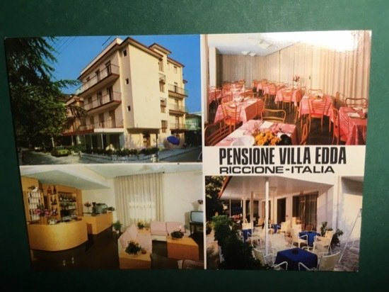 Cartolina Pensione Villa Edda - Riccione - Italia - 1965 …