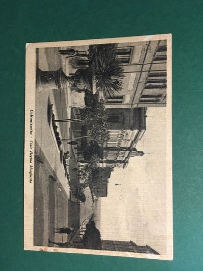 Cartolina Caltanissetta - Viale Regina Margherita - 1939
