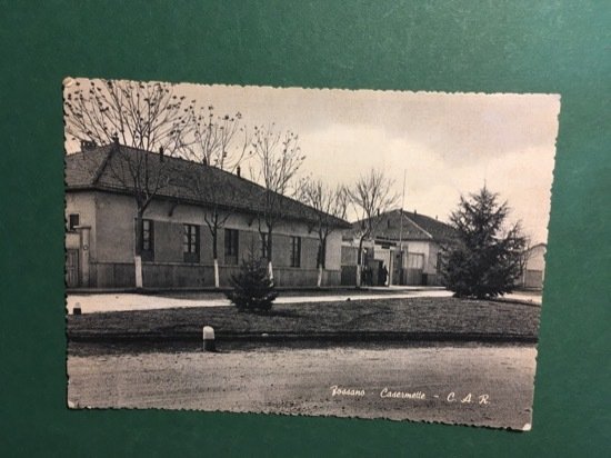 Cartolina Fossano - Casermette - C.A.R. - 1959