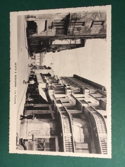 Cartolina Sesto S. Giovanni - Via Firenze - 1920 ca.