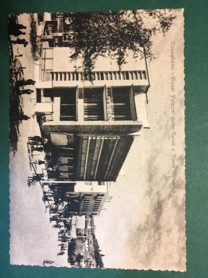 Cartolina Conegliano - Nuovi Palazzi Della Telve e Poste Telegrafi …
