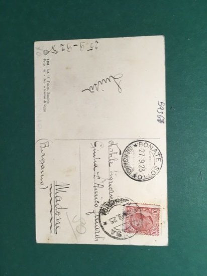 Cartolina Valmalenco - Chiesa - Piazzale Del Grand Hotel m.1050 …