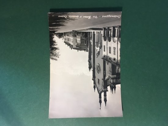 Cartolina Cortemaggiore - Via Roma E Facciata Duomo - 1968