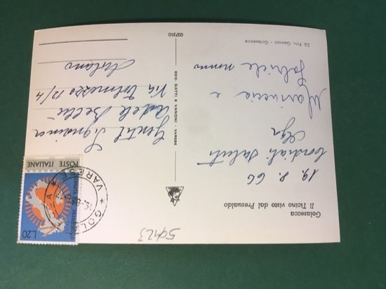 Cartolina GolaSecca Vista Del Presualdo - 1966