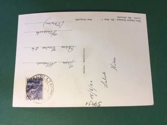 Cartolina Canelli - Panorama - 1950