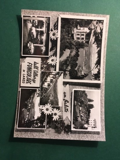 Cartolina Un Saluto Dall'Albergo Funicolare Di Lanzo - 1961