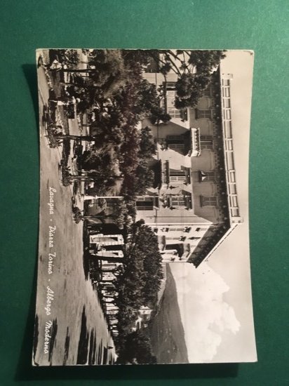 Cartolina Lavagna - Piazza Torino - Albergo Moderno - 1968